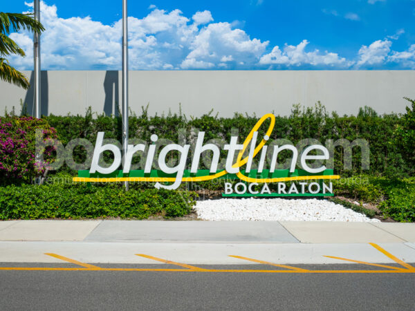 Boca Raton Brightline Sign
