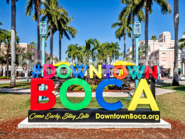 Mizner Park - Downtown Boca Sign
