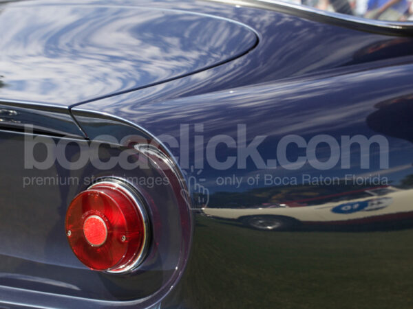 Ferrari Blue Tail Light Detail