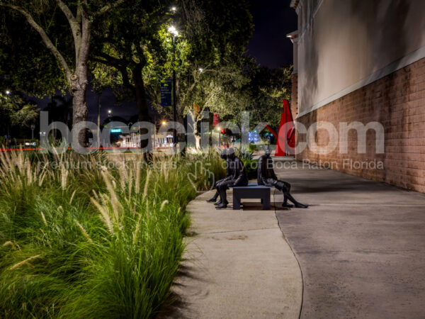 Mizner Park - Iron Statues