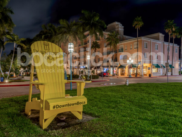Mizner Park - Yellow Chair