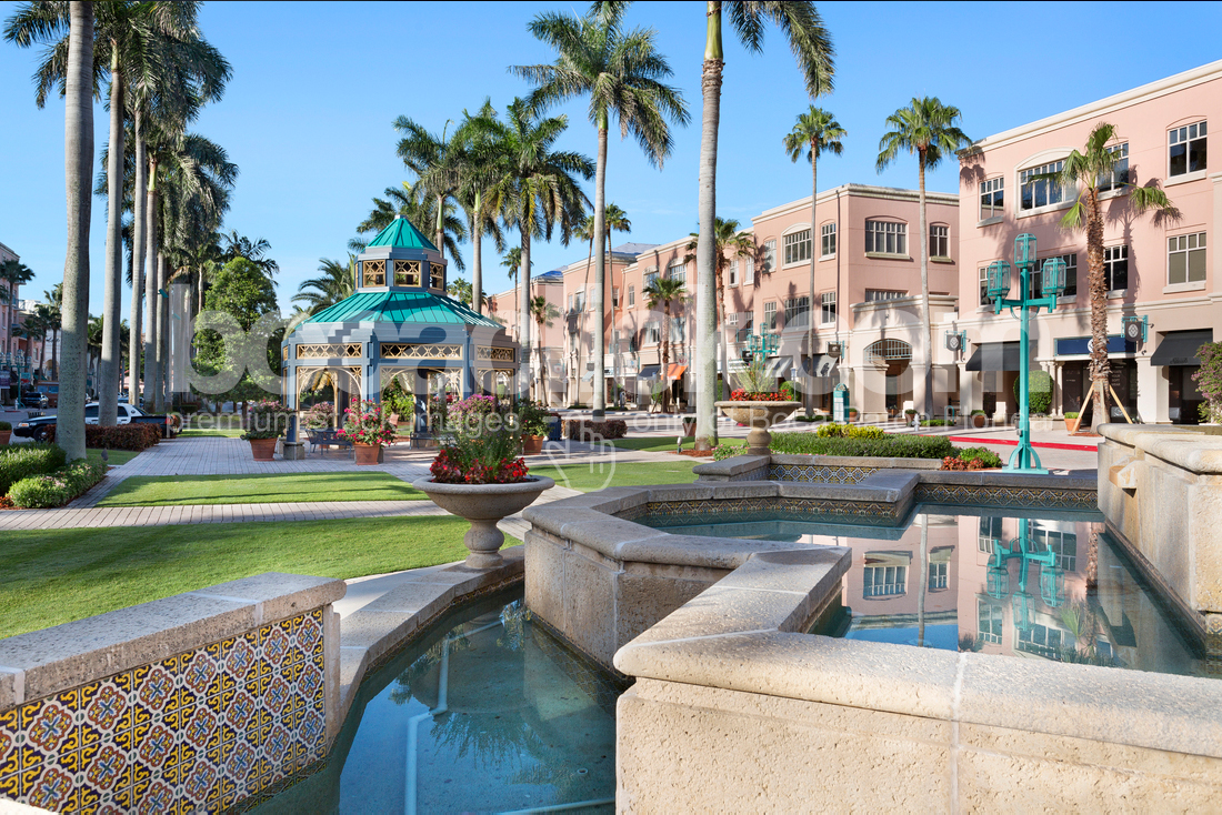 Mizner Park - Gazebo Fountain